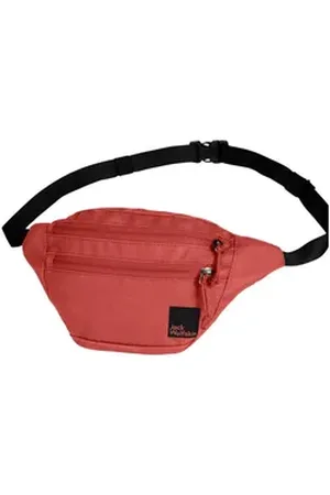 Jack Wolfskin Bauchtasche Konya Hipbag, aufgeklebtes Logo-Patch auf Vorderseite rot