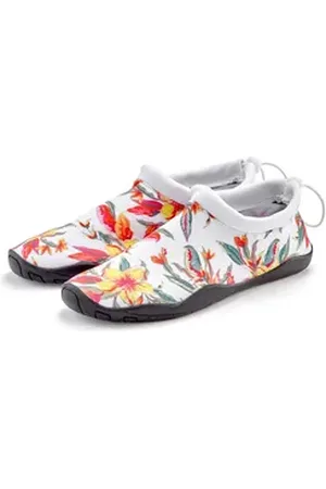 Lascana Badeschuh Aquaschuh, Slipper, Wasserschuh ultraleicht und schnelltrocknend VEGAN weiß 41 EU