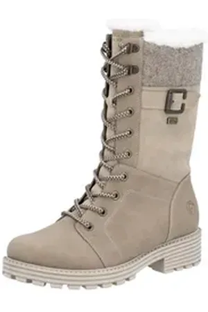 Remonte Stiefelette Veloursleder Schnürstiefelette braun 38 EU