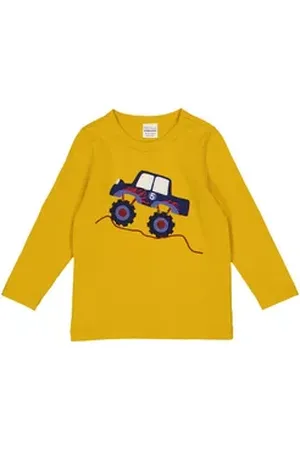 Green Cotton Langarmshirt 1512102400 Jungen gelb 128