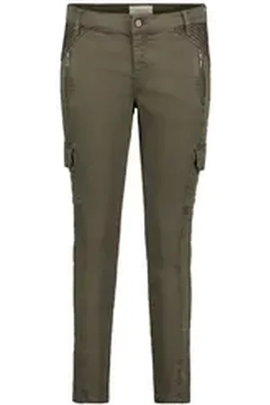 Cartoon Bequeme Jeans grün