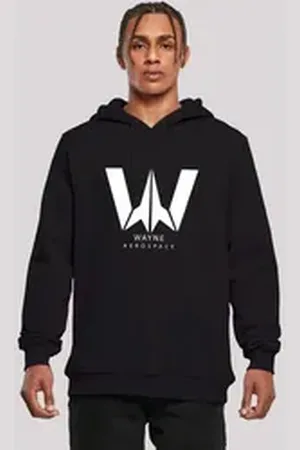 F4NT4STIC Kapuzenpullover DC Comics Justice League Movie Wayne Aerospace Print schwarz XL
