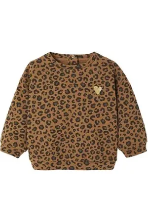 Envie de Fraise Sweatjacke Baby Sweatshirt Mama & Tochter-Capsule LEOPARD beige 71