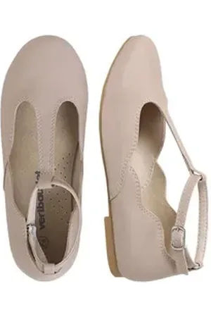 Vertbaudet Mädchen Riemen-Ballerinas mit Glitzer Ballerina rosa 24 EU