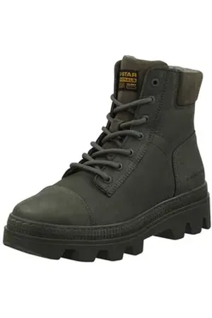G-Star Stiefelette Leder Schnürstiefelette grau 37 EU