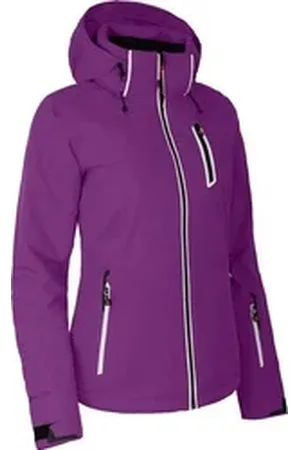 Bergson Skijacke NICE Damen Skijacke, wattiert, 20000 mm Wassersäule, Langgrößen, violett lila lang | 68