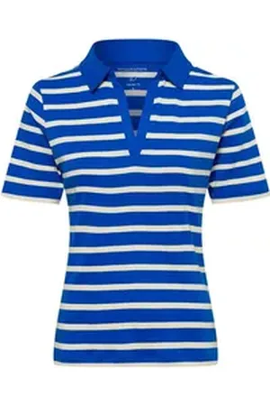 brookshire Poloshirt beige|blau L