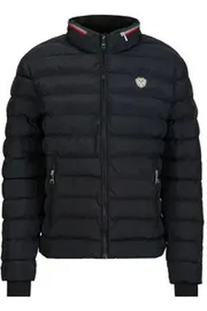 19V69 Italia Steppjacke JASON Herren Steppjacke mit Steppmuster und Rippbündchen (S-3XL) schwarz M