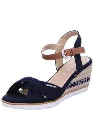 TOM TAILOR Keilsandalette blau 37 EU