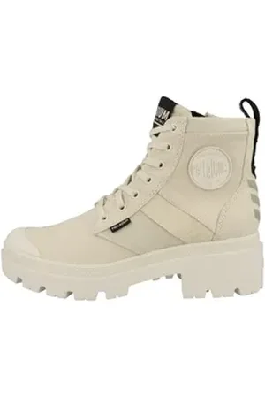Palladium Pallabase Hi Army Damen Schnürboots beige 39 EU