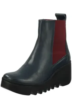 Fly London Stiefelette Leder Stiefelette blau 38 EU