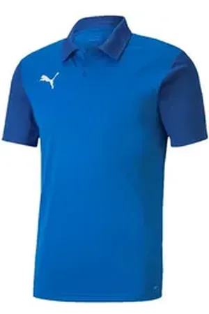 PUMA Poloshirt teamGOAL 23 Sideline Poloshirt Polos Unisex Polyester blau M