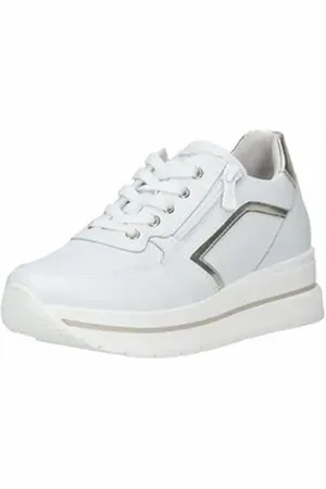 Nero Giardini Sneaker Lederimitat/Textil Sneaker weiß 35 EU