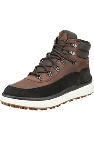 Geox Stiefelette Veloursleder/Textil Schnürstiefelette braun 45 EU