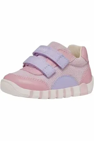 Geox Halbschuhe Lederimitat/Textil Lauflernschuh rosa 23 EU