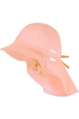 maximo Fischerhut MINI GIRL-Flapper, Schleife Bindeband, Nackenschutz, UV orange 55