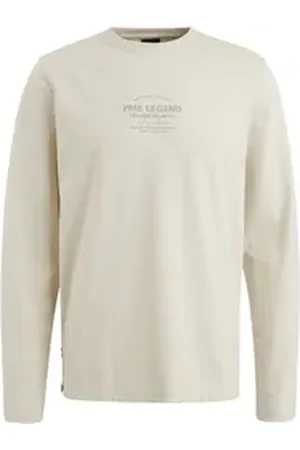 PME Legend™ Longsleeve Long sleeve r-neck cotton elastan beige L