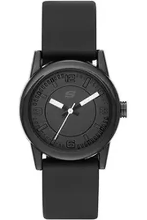 Skechers Quarzuhr ROSENCRANS SR6028, Armbanduhr, Damenuhr, Silikonarmband, analog, Mineralglas schwarz
