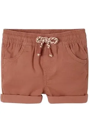 Vertbaudet Bermudas Jungen Baby Shorts mit Dehnbund Dehnbund rot 68