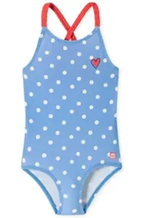 Schiesser Badeanzug blau 140