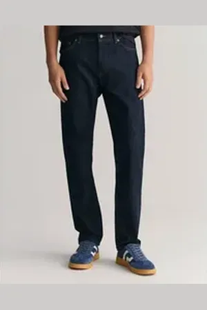 GANT Regular-fit-Jeans REGULAR JEANS blau 34