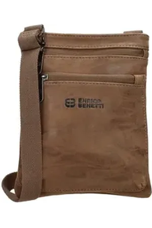 Hti-Living Schultertasche Schultertasche Herren Kunstleder Camel (Stück, 1-tlg., 1 Umhängetasche), Herrentasche Umhängetasche braun