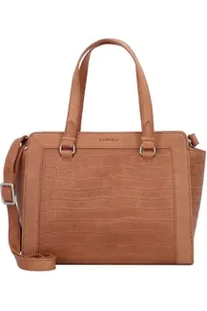 Burkely Henkeltasche Icon Ivy, Leder braun