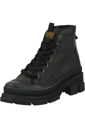 G-Star Stiefelette Leder/Textil Schnürstiefelette schwarz 41 EU