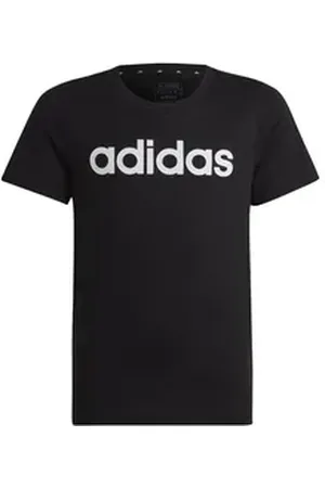 adidas Performance T-Shirt Mädchen T-Shirt Essentials Linear Logo Cotton schwarz 152