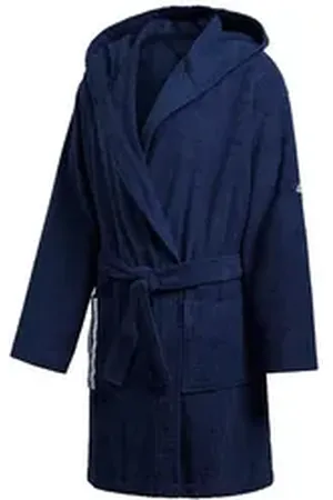 adidas Performance Bademantel Unisex Bademantel Bathrobe Unisex, Standardgröße, Baumwolle, Ohne Verschluss blau M