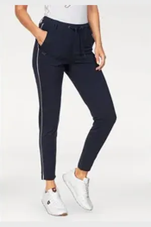 KangaROOS Jogger Pants mit seitlichem Kontraststreifen blau 42