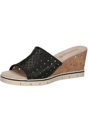 Caprice Pantoletten Nappaleder Pantolette schwarz 40 EU