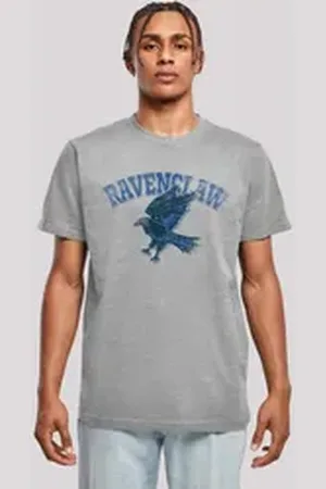 F4NT4STIC T-Shirt Harry Potter Ravenclaw Sport Emblem Print grau 3XL