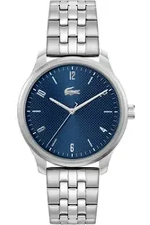 Lacoste Quarzuhr LISBON 2011325, Armbanduhr, Herrenuhr, Mineralglas, Edelstahlarmband silberfarben