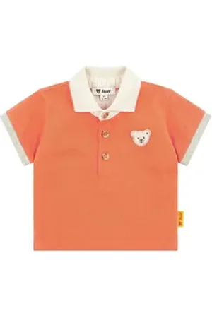 Steiff Poloshirt Poloshirt kurzarm Sundancer orange 68