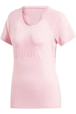 adidas Performance Langarmshirt Damen Trainingsshirt LOGO TEE rosa XXS