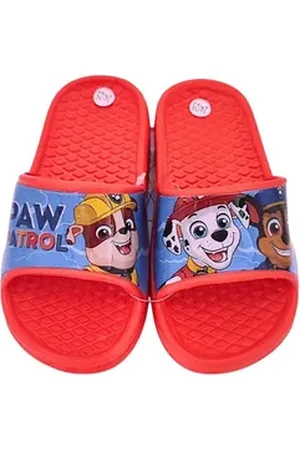 Paw Patrol Chase, Marshall, Rubble Badeschuh (2-tlg) Jungen Schlappen Größe 24 - 31 bunt|rot 30-31 EU
