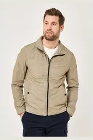 Redpoint Blouson Brian Sommerlicher Modern Fit Blouson aus reiner Baumwolle blau 56