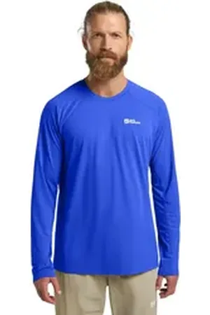 Jack Wolfskin Langarmshirt PRELIGHT SWIFT LS M blau S (48)