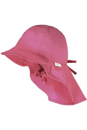 maximo Fischerhut MINI GIRL-Flapper, Schleife Bindeband, Nackenschutz, UV rosa 47
