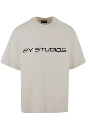 2Y T-Shirt Herren Logo Oversize Tee (1-tlg) weiß XXL