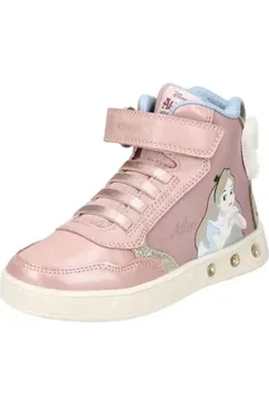 Geox Sneaker Lederimitat/Textil Sneaker rosa 32 EU