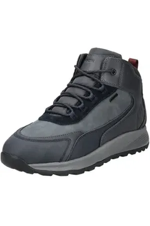 Geox Stiefelette Lederimitat/Textil Schnürstiefelette blau 43 EU