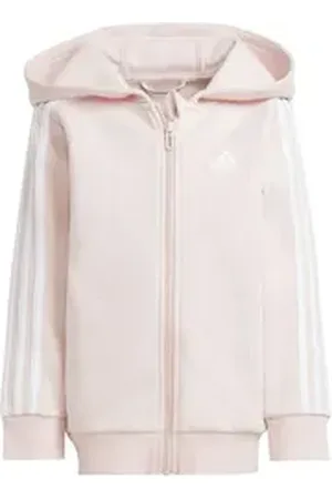 adidas Performance Sweatjacke Kinder Kapuzenjacke LK 3S FL FZ Hoodie rosa 128