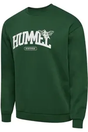 Hummel Kapuzenpullover Hmlloose Crewneck University Bee grün S