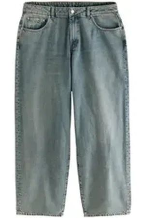 Next Weite Jeans Lockere, weite Sanduhr-Jeans (1-tlg) blau 28