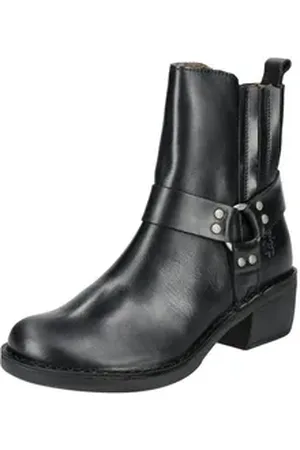 Fly London Stiefelette Leder Stiefelette schwarz 39 EU