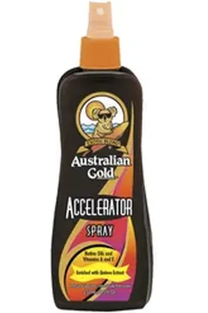 Australian Gold Selbstbräunungslotion Accelerator Spray 250ml, “Cocoa Dreams” Duft, ohne Bronzer