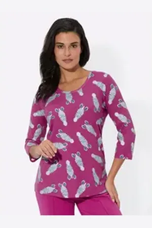 CRÉATION L Trainingsshirt Shirt rosa 52/54
