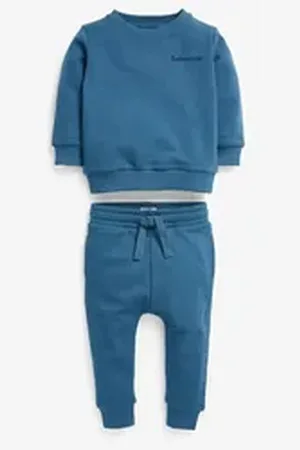 Next Sweatanzug Jersey-Sweatshirt und Jogginghose im Set (2-tlg) blau 92-98 (2-3 J.)